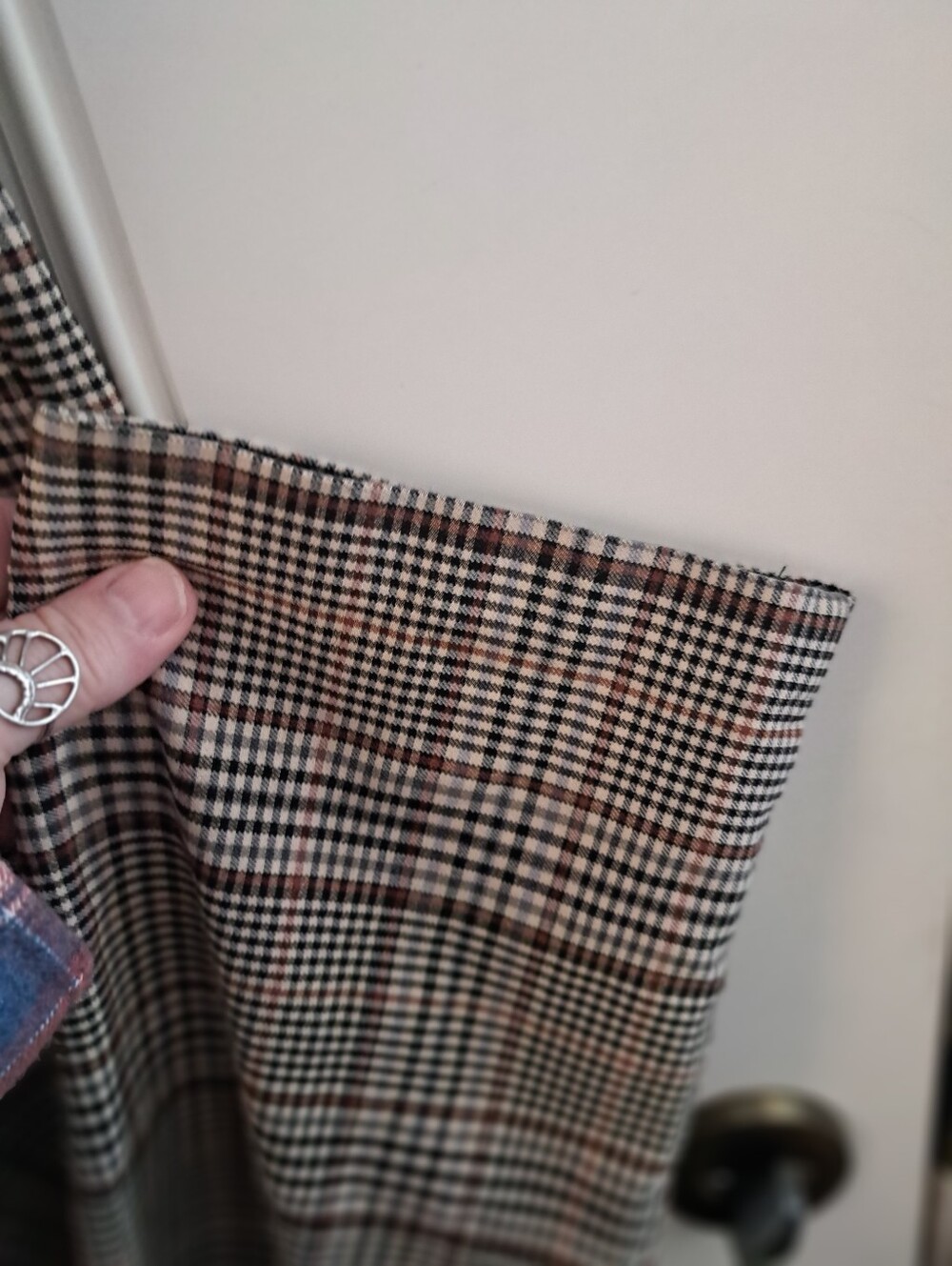 NEW DIRECTIONS Plaid Pants - Tan/Black - Picture 7 of 8